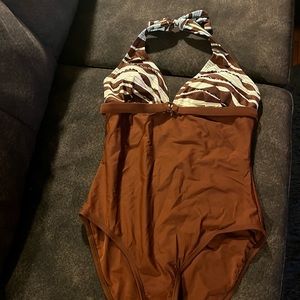 Beaded one piece Sz L